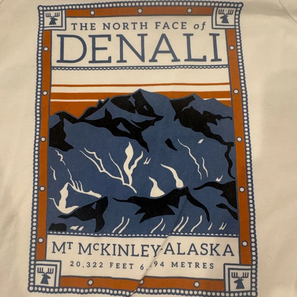 The North Face White Short Sleeve Logo Tee